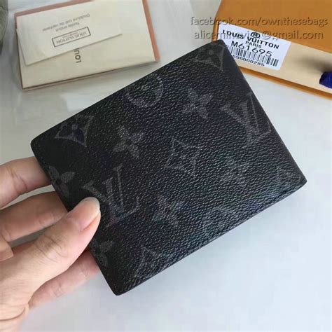 lv monogram eclipse wallet|louis vuitton monogram wallet women's.